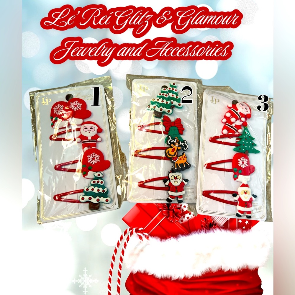 Christmas Hairpins